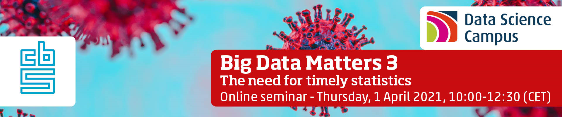 Banner seminar big data matters 3 the need for timely data 1 april 2021