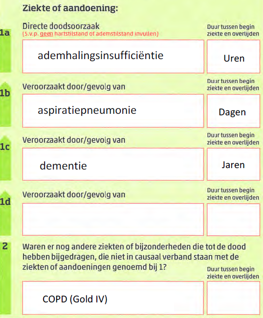 Voorbeeld van ingevuld B-formulier