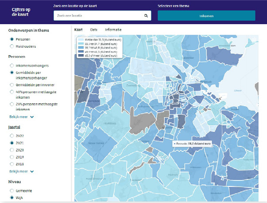 voorbeeld Cijfers op de kaart