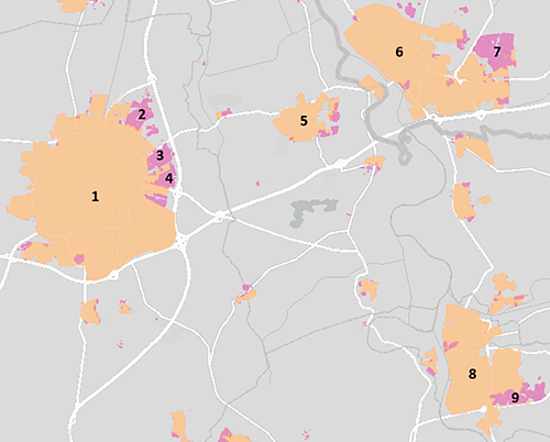 Apeldoorn met cijfers