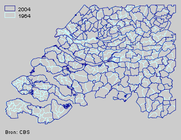 Gemeentelijke indeling in Zuidwest-Nederland