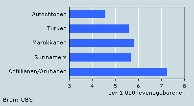 Zuigelingensterfte, 2002-2006
