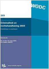 Omslag Criminaliteit en rechtshandhaving 2009