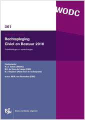 Omslag publicatie Rechtspleging Civiel en bestuur 2010